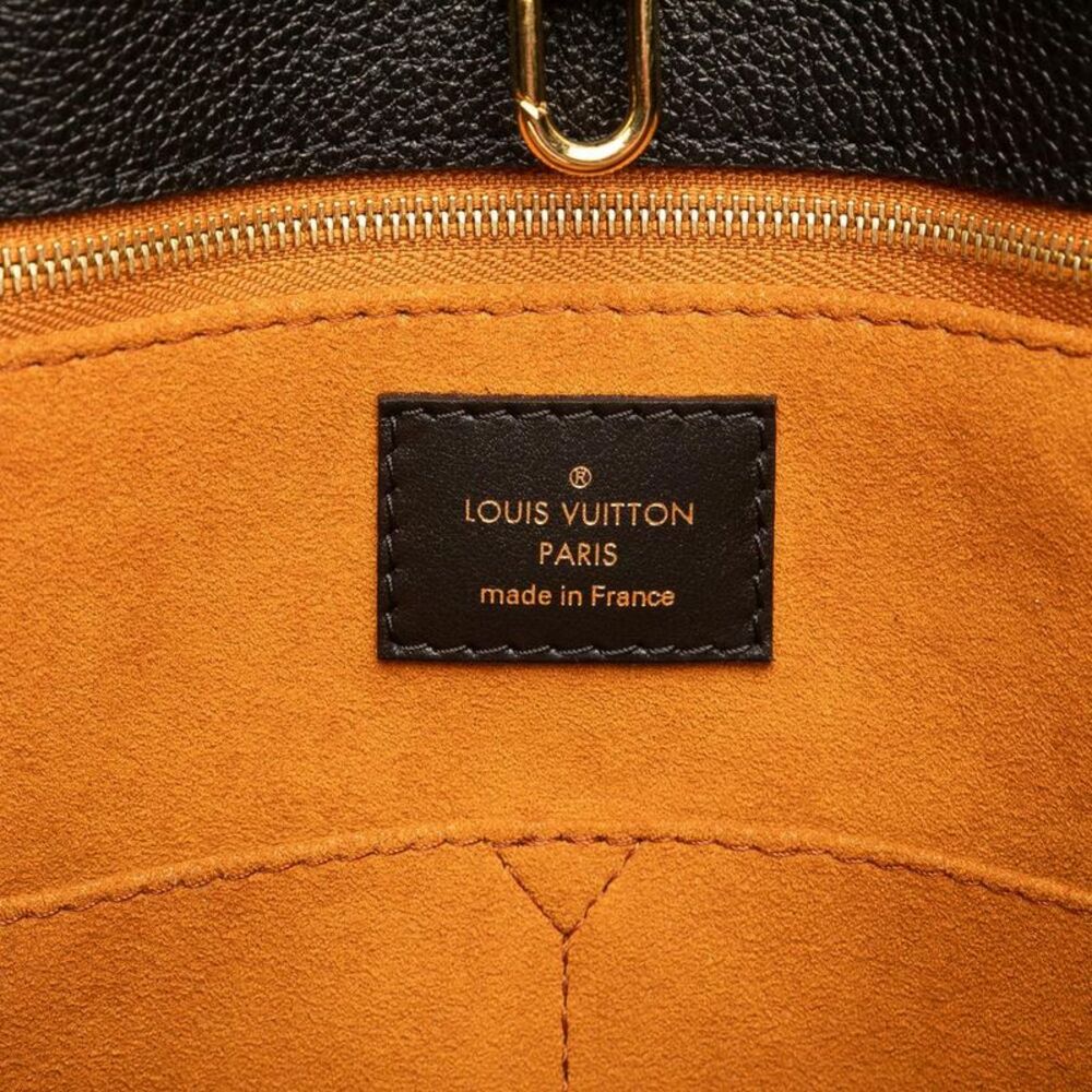 Pre Loved louis vuitton OnTheGo PM Tote Bag Women Black Satchel - Picture 5 of 8